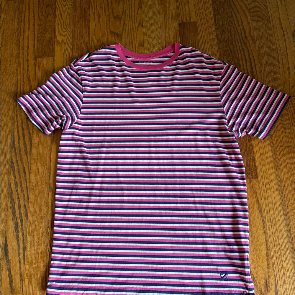 Cremieux Men’s Short Sleeve Striped Tee Size Medium